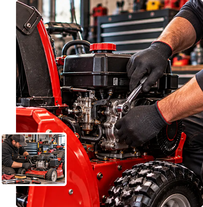 Mobile snowblower and lawn mower repair in Moncton